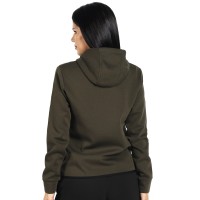 REBOUND WOMEN, woman's hooded sweatshirt, 300 g/m2, olive
