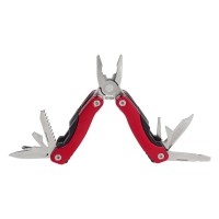 MECANIX, multitool, 9 functions, red