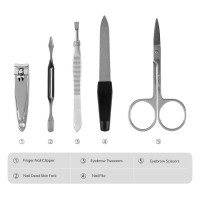 KIARA, manicure set, 5/1, black