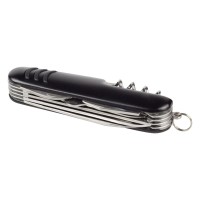 EXPERT, multifunctional knife, 12 functions, black