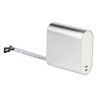 DOT, measuring tape, 3 m, silver