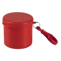 DRY, raincoat in a case, red