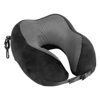 VOLARE, travel pillow made of memory foam, black