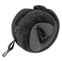 VOLARE, travel pillow made of memory foam, black