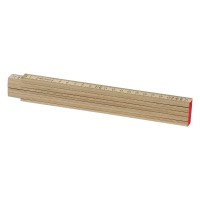 BAU, foldable ruler, 2 m, beige