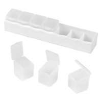 CLINIC, plastic box, white