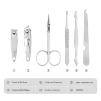 MOLLY, manicure set, 6/1, white