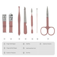 VIOLET, manicure set, 7/1, rose