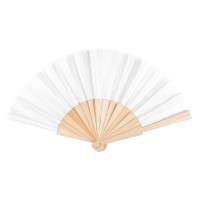 GEISHA, hand fan, beige