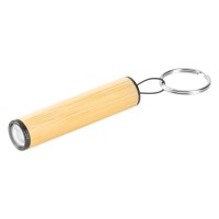 WICK, bamboo key holder with led lamp, beige