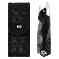 KYOTO, pocket knife in a pouch bag, black