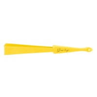 PATTAYA, hand fan, yellow