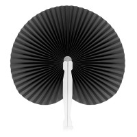 BORA BORA, hand fan, black