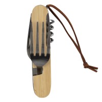 BONK, multifunctional cutlery set, 6 functions, beige