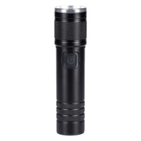 DYNAMO, rechargeable flashlight (1 led), black