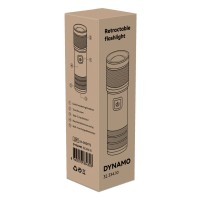 DYNAMO, rechargeable flashlight (1 led), black