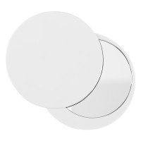 LULU, plastic mirror, white