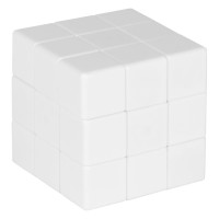 REBUS, folding cube, white