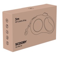 SCOOBY, pet leash, 3m, rose