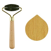 DERMA, face roller and mirror set, 2/1, beige