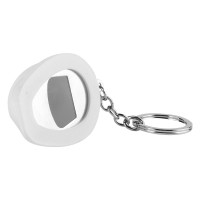 COP, key holder with bottle opener, white