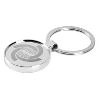 DIVO, key holder, shiny metal