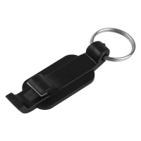 CLIPER, key holder with bottle opener, black