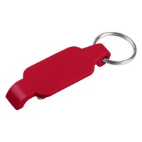 CLIPER, key holder with bottle opener, red