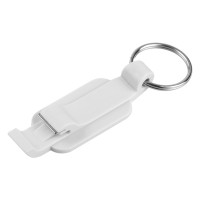 CLIPER, key holder with bottle opener, white