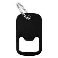 IZZY, key holder with bottle opener, black