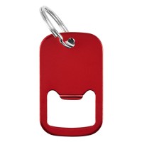 IZZY, key holder with bottle opener, red