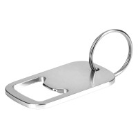 IZZY, key holder with bottle opener, silver