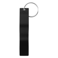 BARMEN, key holder with bottle opener, black