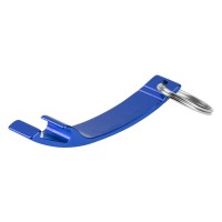 BARMEN, key holder with bottle opener, blue