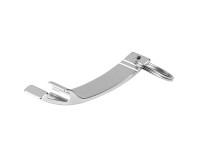 BARMEN, key holder with bottle opener, silver