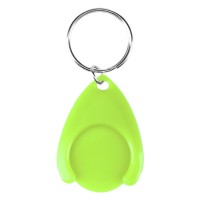 TOKEN, key holder with shopping cart token, kiwi
