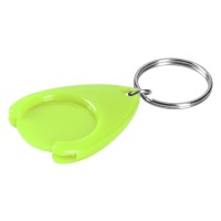 TOKEN, key holder with shopping cart token, kiwi