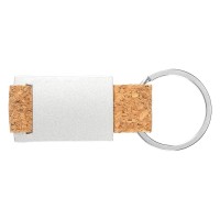 OLAF, bamboo key holder, shiny metal