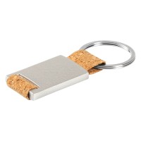 OLAF, bamboo key holder, shiny metal