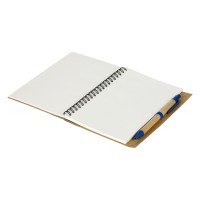 VERDE, notebook with pen, blue