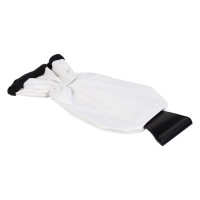 ICELAND, scraper for snow and ice, with a glove, white