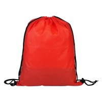 SNEAKERS, drawstring bag, red