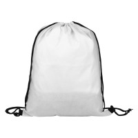 SNEAKERS, drawstring bag, white