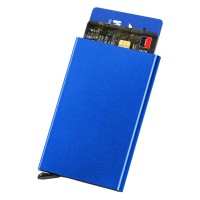 ARMOR, card holder with rfid protection, blue
