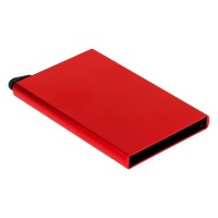 ARMOR, card holder with rfid protection, red