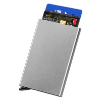 ARMOR, card holder with rfid protection, silver