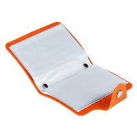 CHECK, card holder, orange