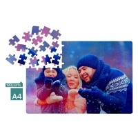 PUZZLE A4-120, sublimation puzzle, 120 pieces, white