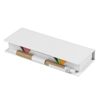 DECK, note set, white