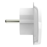 WORLD TO EUROPE, world travel adapter, white